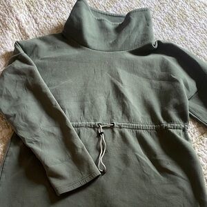 Varley Turtleneck Pullover with Drawstring